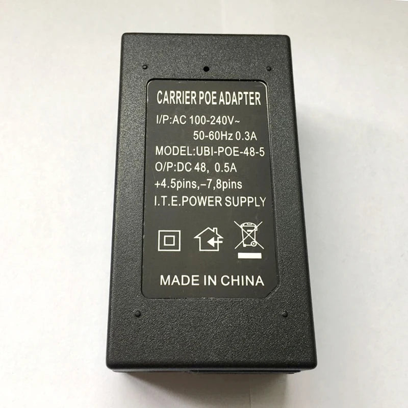 ESCAM CCTV Security 48V0.5A 15.4W POE adapter POE Injector Ethernet power for POE IP Camera Phone PoE Power Supply Qme