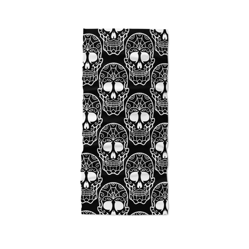 Cool 3D Skull Faces Scarf Women Turban Magic Scarves Outdoor Anti-UV Qme style5 One Size China Mainland