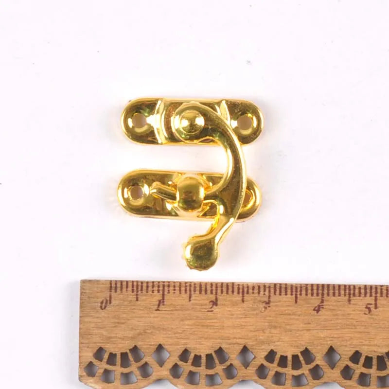Antique Silver Bronze Vintage Lock Hasp Jewelry Wooden Box Latch Clasp Purse Locks Furniture Hardware Padlock 5 designs c2148 Qme