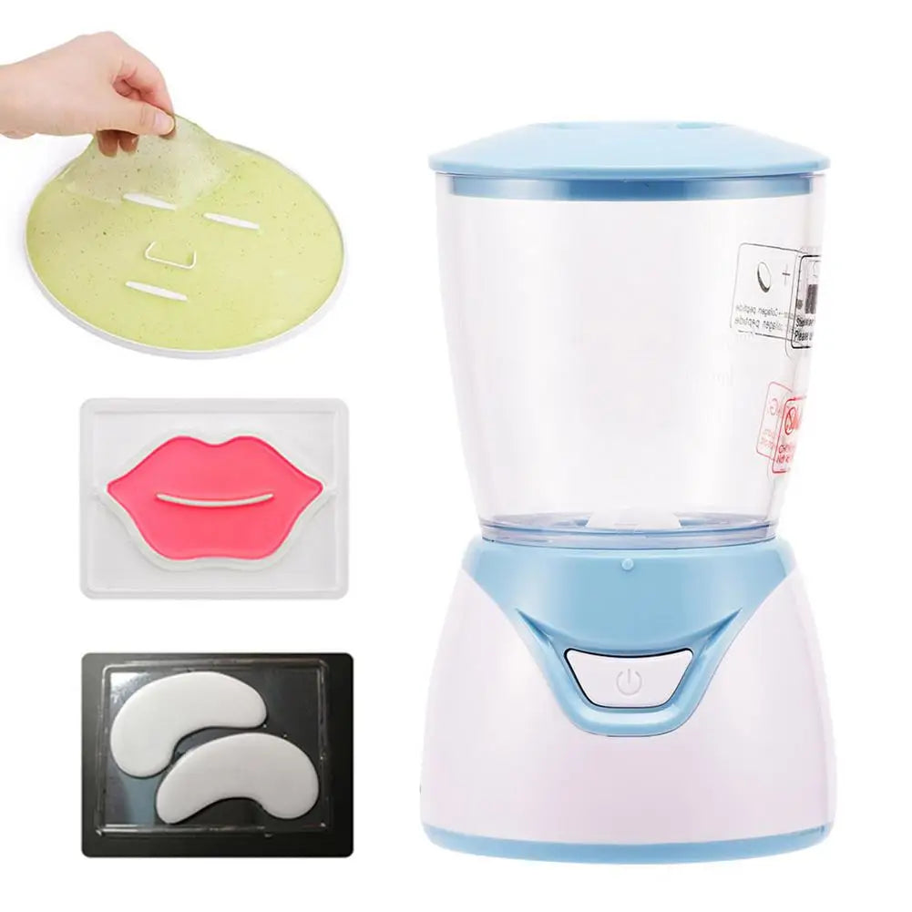 Face Mask Maker Machine DIY Fruit Vegetable Facial/Eye/Lip Mask Maker With Collagen Hydrating Whitening Faicel Skin Beauty Tool Qme