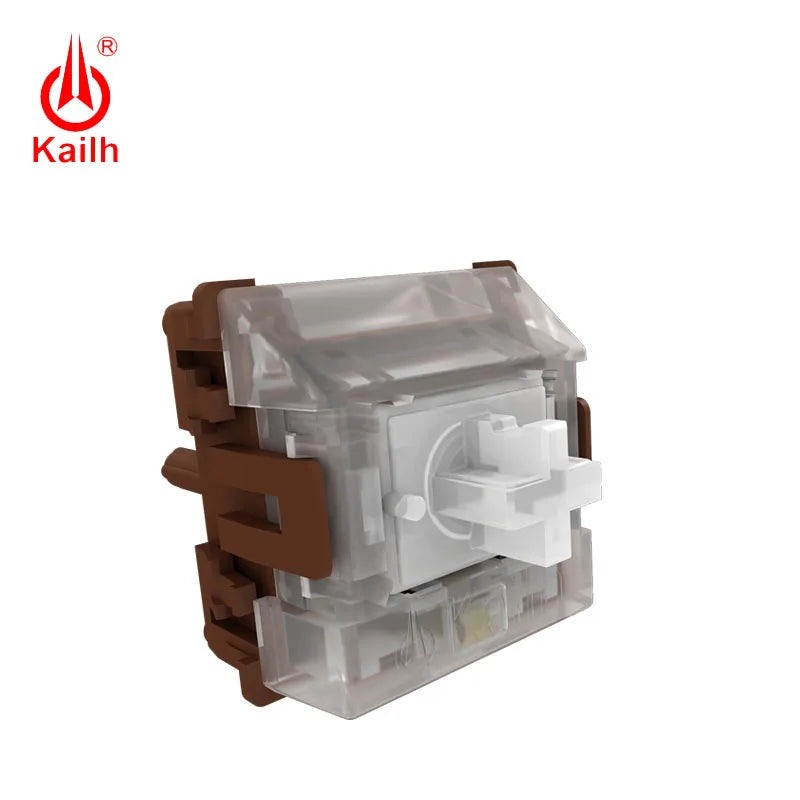 Kailh Mid-height Mechanical Switch for Gaming, Linear Type, Red/Blue/Brown Base, 12.2X12.2X11.2mm, 50 Million Cycles Qme