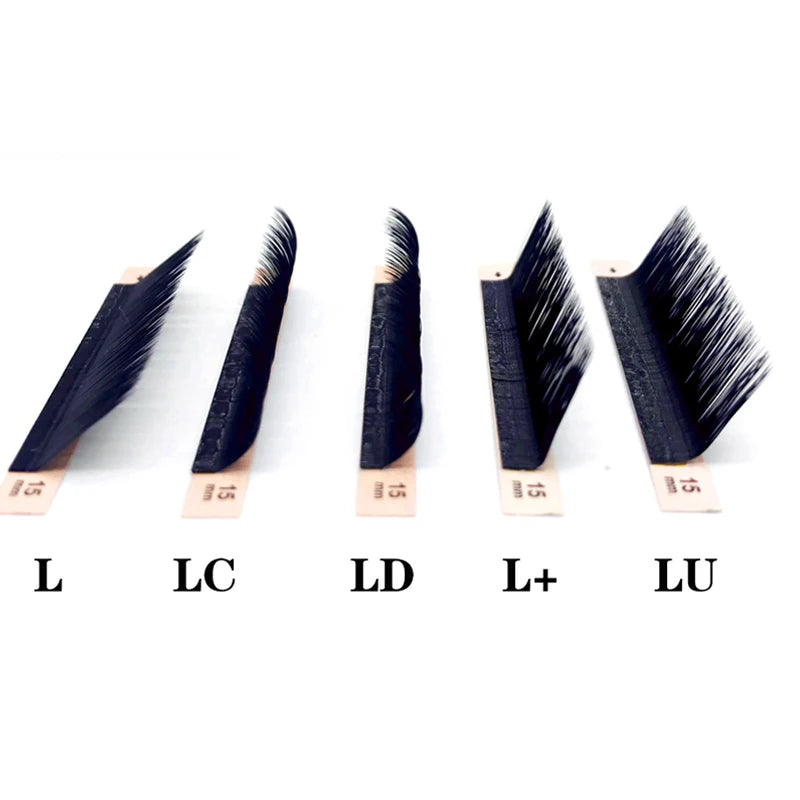 NATUHANA L Shape Individual Lash Clusters 8- Mixed Lengths Soft PBT Qme