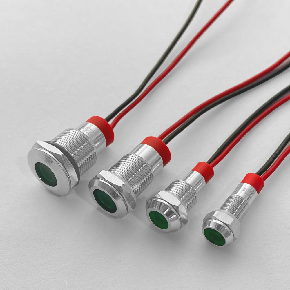 Waterproof IP67 Signal Light Metal LED Warning Indicator Lamp Pilot Qme