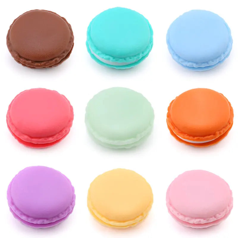 3pieces/lot Candy Color Macarons Storage Box Portable Mini Gift Package Box Lovely Jewelry Package Box Case for Small Items Qme