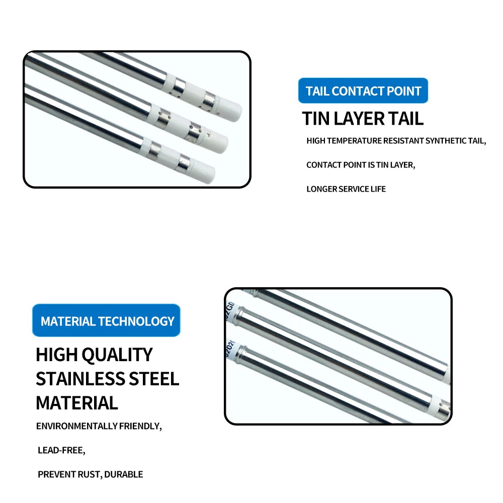 Lefavor T12 Series Soldering Iron Tips FX951 FX-952 Station Qme