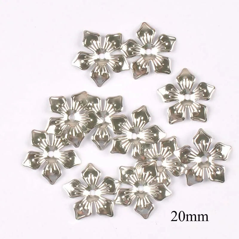 10 Metal Crafts Wraps Filigree Flowers Connectors Embellishments