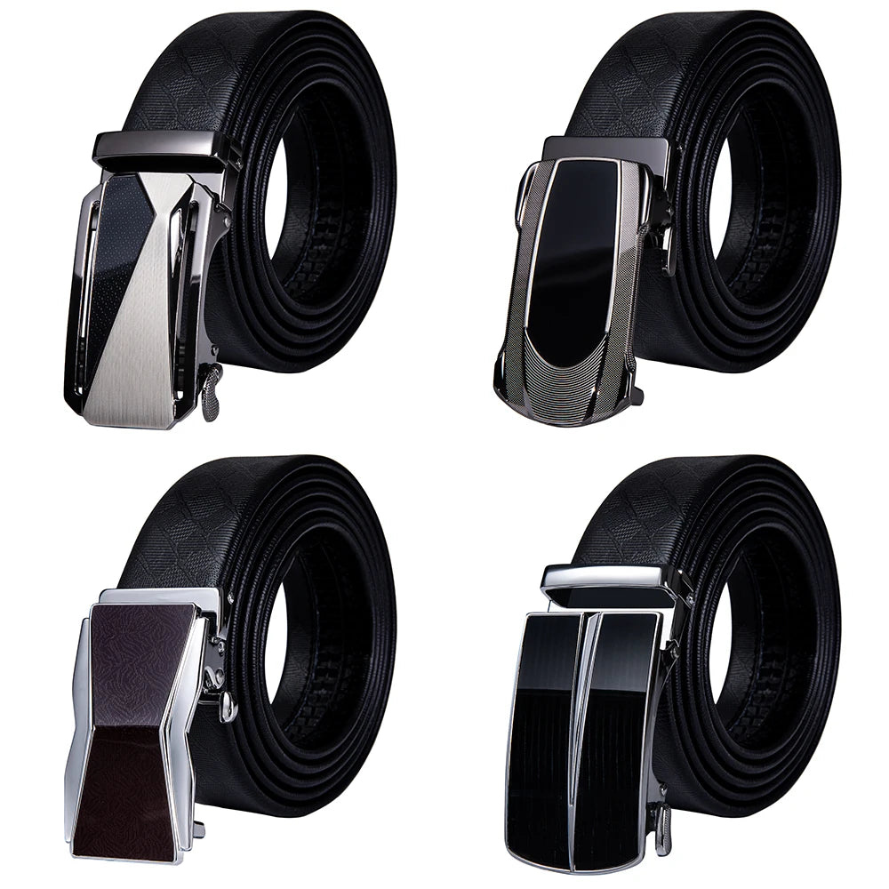Luxury Leather Men's Belt Men 2020 Fashion Designer Buckle Automatic Qme