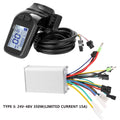 350W 24-48V/36-60V Motor Brushless Controller LCD Display Panel Thumb Throttle Electric Bicycle Scooter Brushless Controller Kit Qme Package 1 Type 3 China Mainland