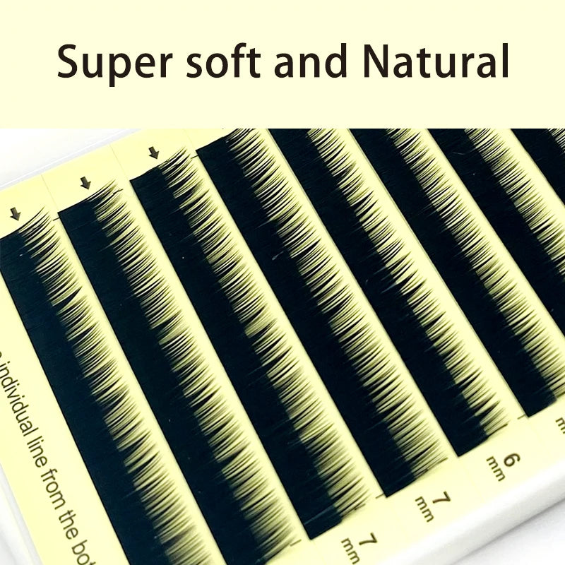 NATUHANA Bottom Eyelash Extension Individual Natural Soft Under Qme