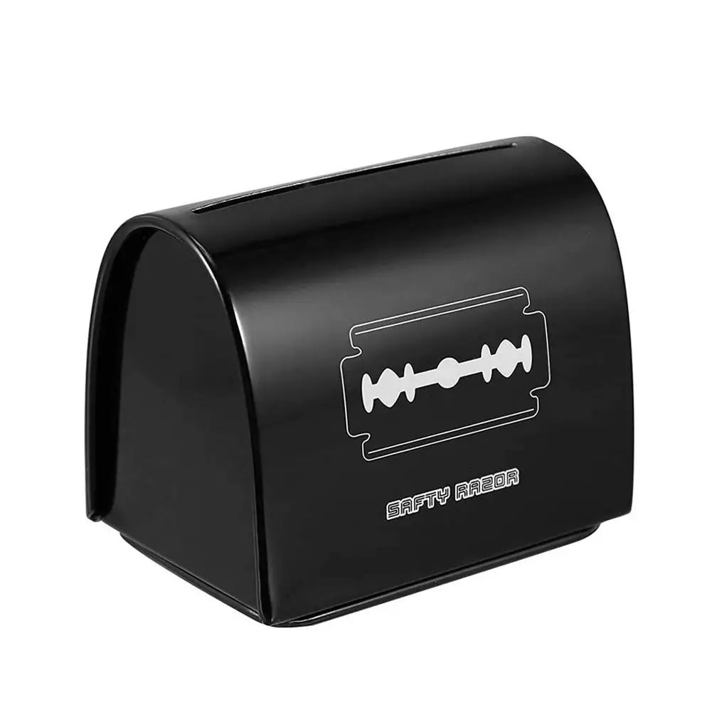 Safe Guard Razor Blade Disposal Case Safe Storage Bank For Men Used Safety Razor Blades Disposable Blade Recycling Bin Box Qme CN