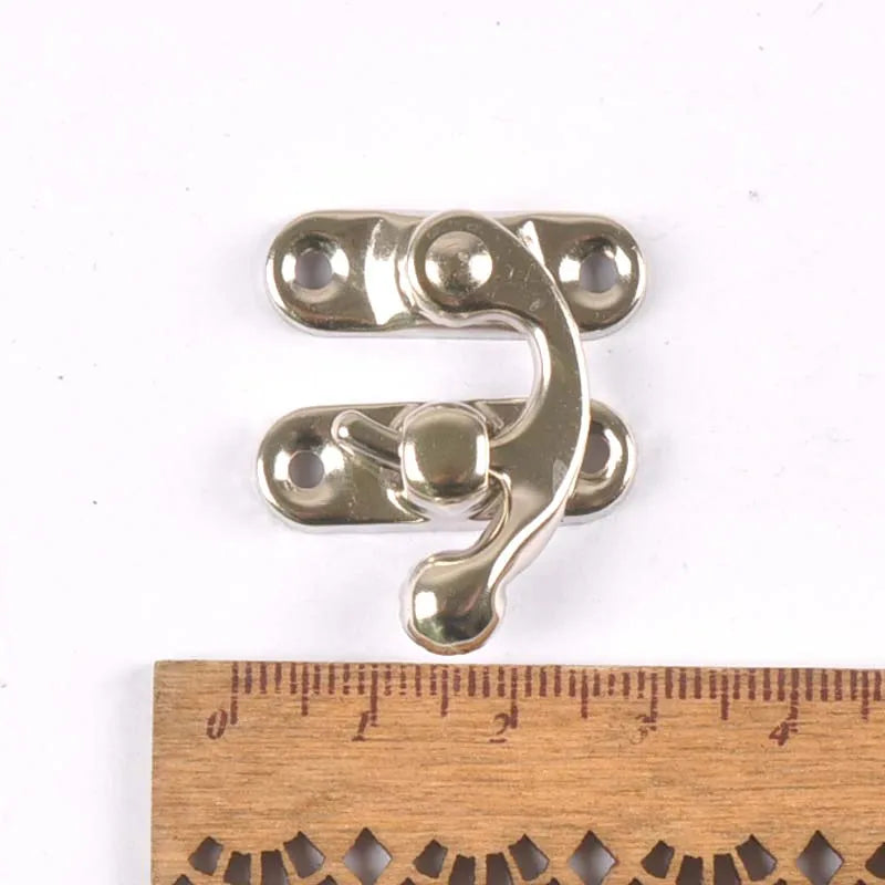 Antique Silver Bronze Vintage Lock Hasp Jewelry Wooden Box Latch Clasp Purse Locks Furniture Hardware Padlock 5 designs c2148 Qme 2