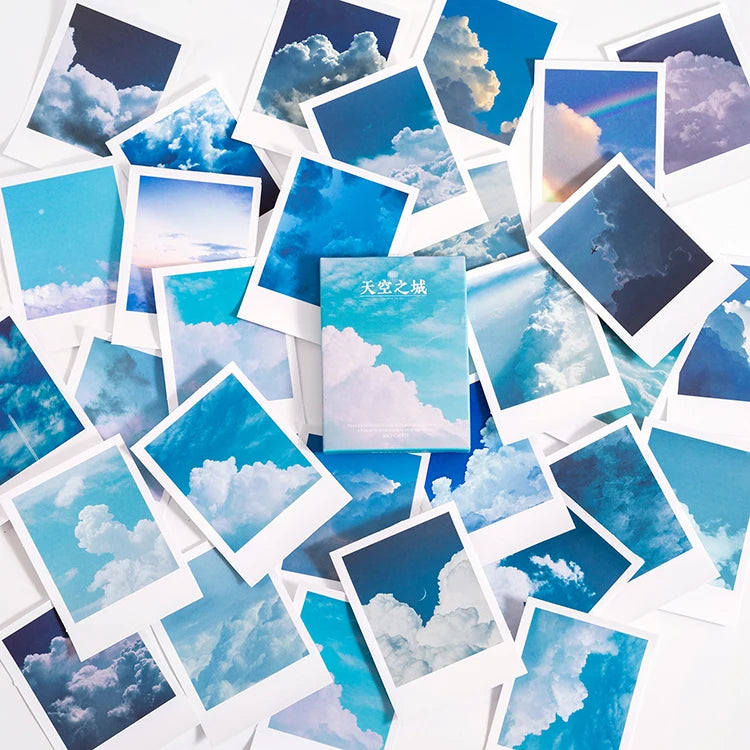 30pcs/box cute book flower stationery sticker landscape travel sticker DIY decorative glue sticker diary school supplies lomo Qme 6