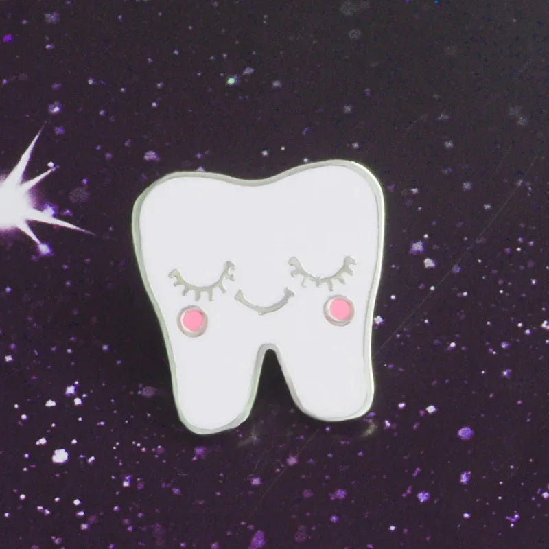 Medical Brooches Collection Crystal Uterus Microscope Scalpel Stomach