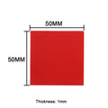 10-100pcs Double Sided Self Adhesive Tape Transparent Acrylic Square Round Strong Pad Heavy Duty Mounting Tape Multiple Size Qme Square 50mm 100pcs
