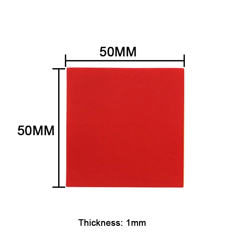 10-100pcs Double Sided Self Adhesive Tape Transparent Acrylic Square Round Strong Pad Heavy Duty Mounting Tape Multiple Size Qme Square 50mm 100pcs
