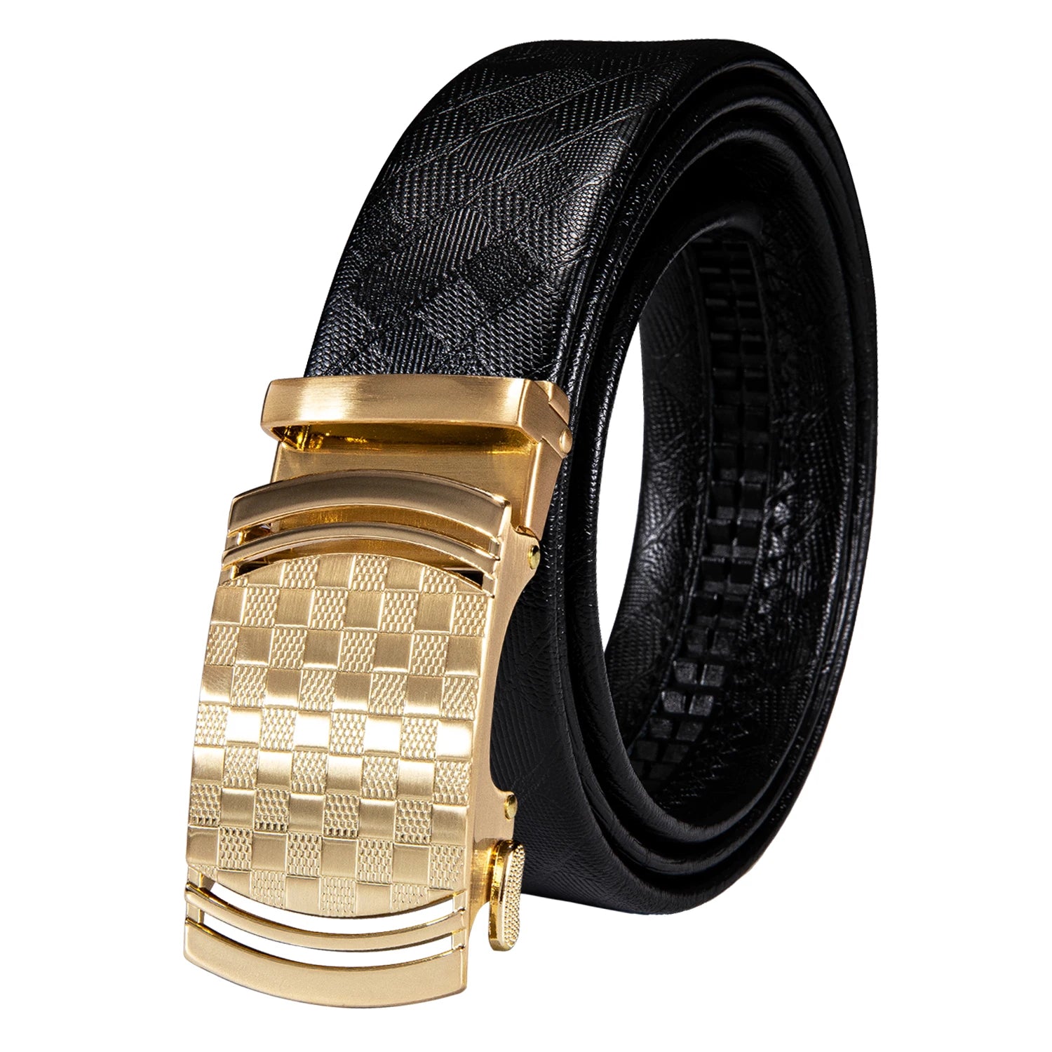 Luxury Leather Men's Belt Men 2020 Fashion Designer Buckle Automatic Qme 2269 130cm