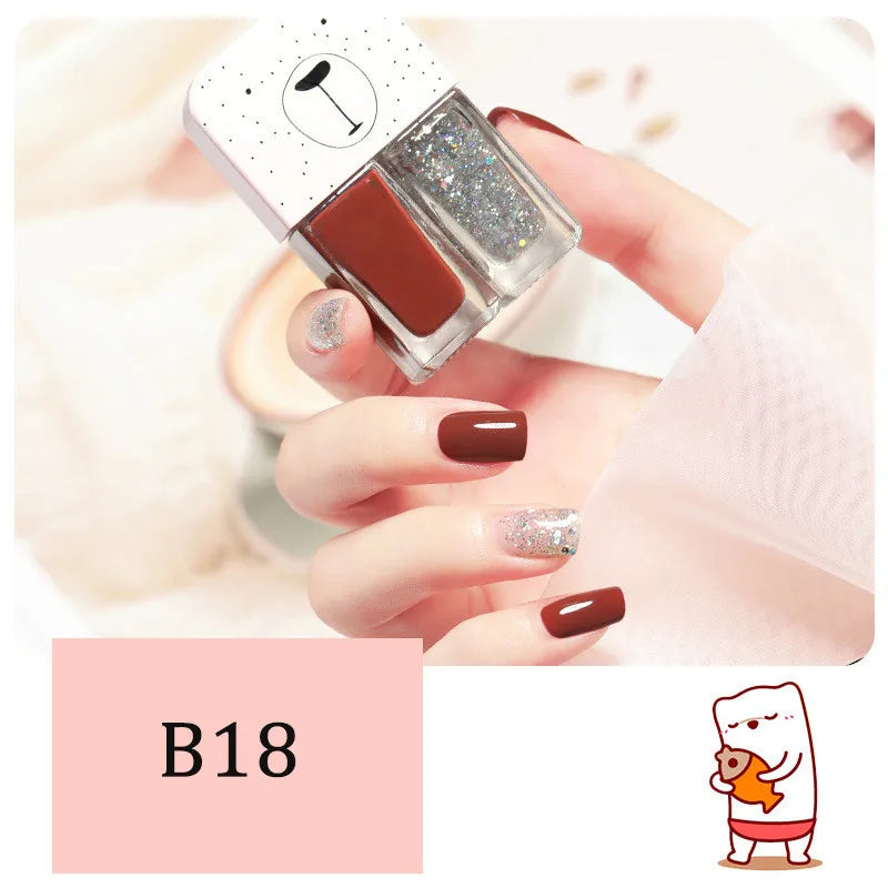 1 Candy Nail Polish Manicure Water-based Bright Scrub No Bake Peeling
