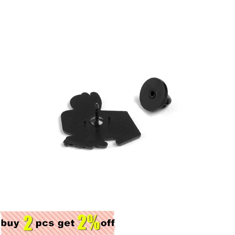 Girl Desk Pin Staff Custom Enamel Pins Funny Lapel Pins Clothes Cartoon Badge Backpack Hat Jewelry Friends Gift Custom Wholesale Qme