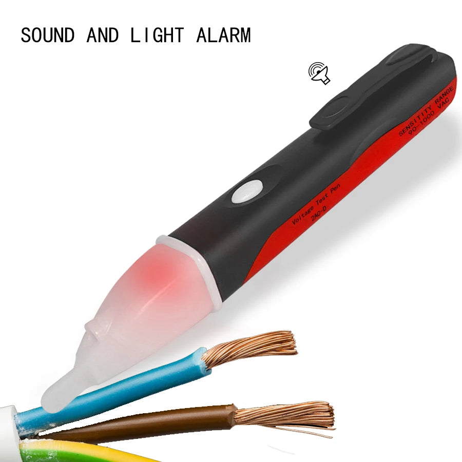 Electric Indicator AC 90-1000V Non-contact Socket Wall Power Outlet Qme red test pencil AC90-1000V