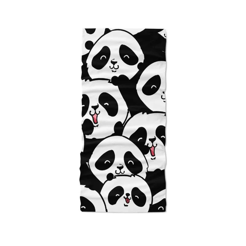 Cycling Face Bandana Headwear Kawaii Cartoon Panda Scarf Outdoor Qme