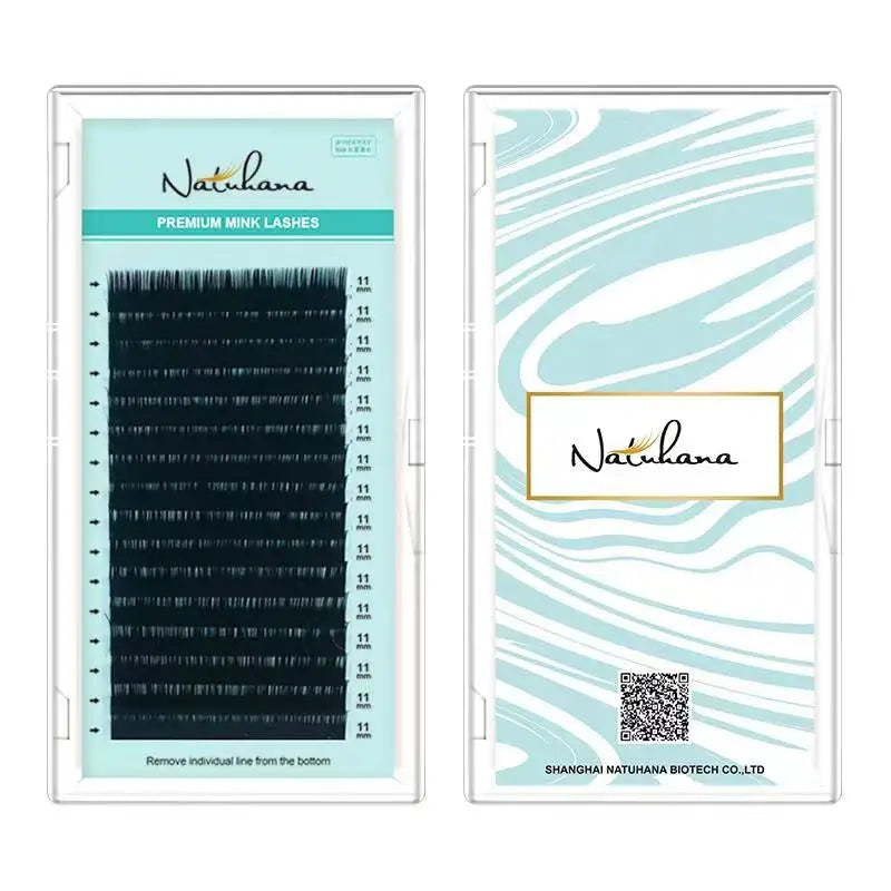 NATUHANA Korea PBT 16Rows B C D Curl Eyelash Extension False Qme
