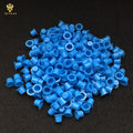 1000pcs 8mm Small Size Tattoo Ink Cups Caps Permanent Makeup Pigment Cups Caps Supply YIC9-1000# Qme Blue