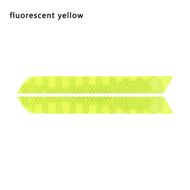 Car Body Reflective Stickers, Rear Bumper Reflective Film, Fog Lights Changed To Decorative Anti-collision Warning Stickers Qme
