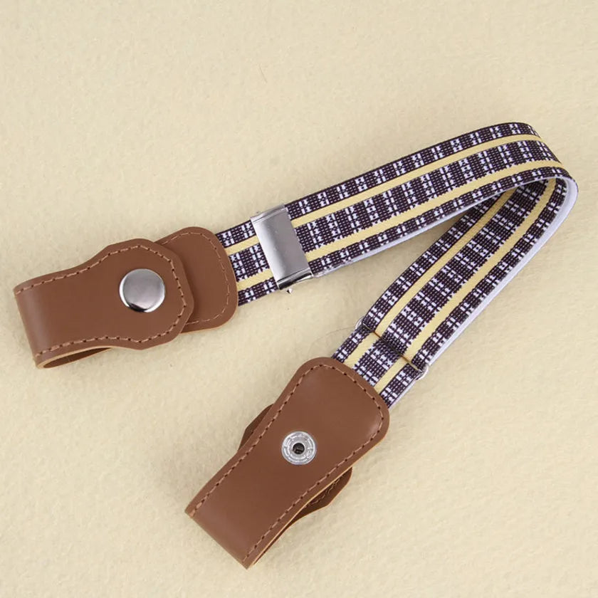 Kids Buckle-free Elastic Belt Waist No Buckle Stretch Belts Toddlers Qme W-3 40-65cm