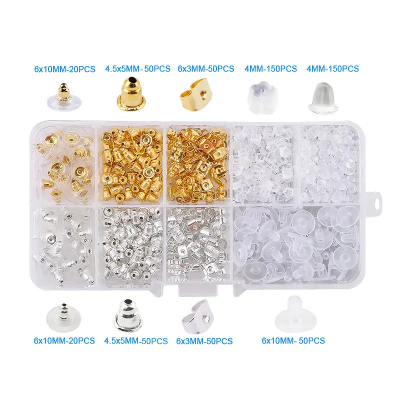 Jewelry Findings Tools Set Alloy Accessories Earring Hooks Clip Buckle Lobster Clasp Open Jump Ring Jewelry Making Supplies Kit Qme 07