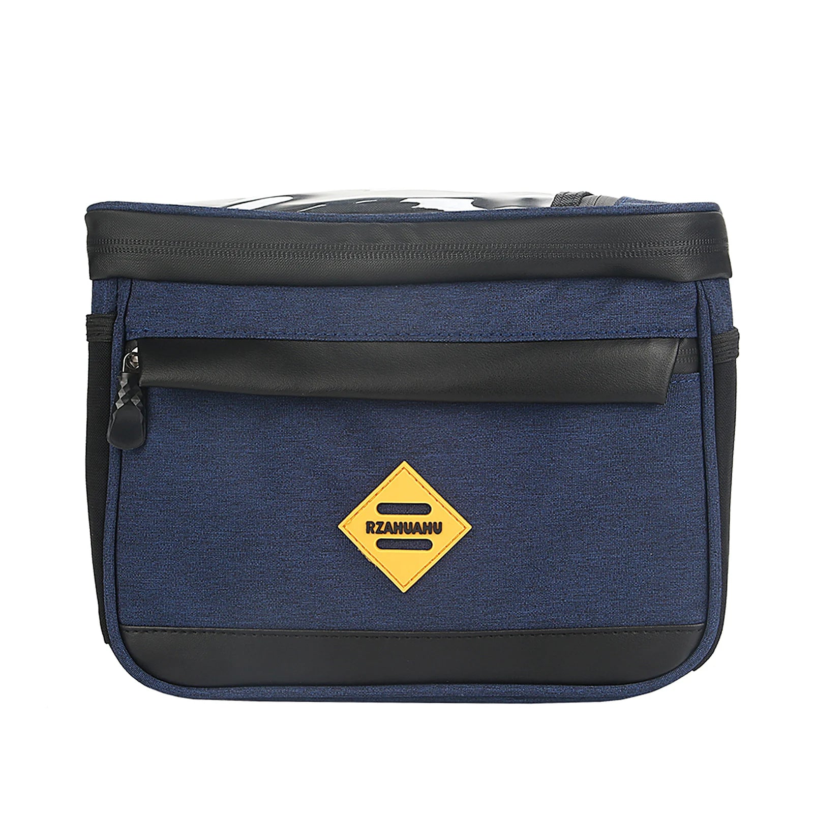 Cycle Insulated Bike Cooler Bag Water Resistant Bike Handlebar Bag Bike Basket Front Bag Pannier with Bike Phone Mount Qme Blue