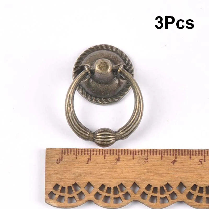 European Retro Antique Striped Carved Furniture Handles Kitchen Pulls Jewelry Box Cupboard Cabinet Knobs Drawer Door c2265 Qme 3pcs