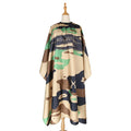 Hairdressing Cloth Camouflage Pattern Apron Haircut Cape Waterproof Hair Cutting Gown Barber Cape Hairdresser Cape Gown Cloth Qme United States