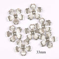 retro 3 Colors Flowers Wraps Filigree Connectors Embellishments For Scrapbooking Home Decor Handicraft Metal Crafts yk0762-1 Qme 1 silver