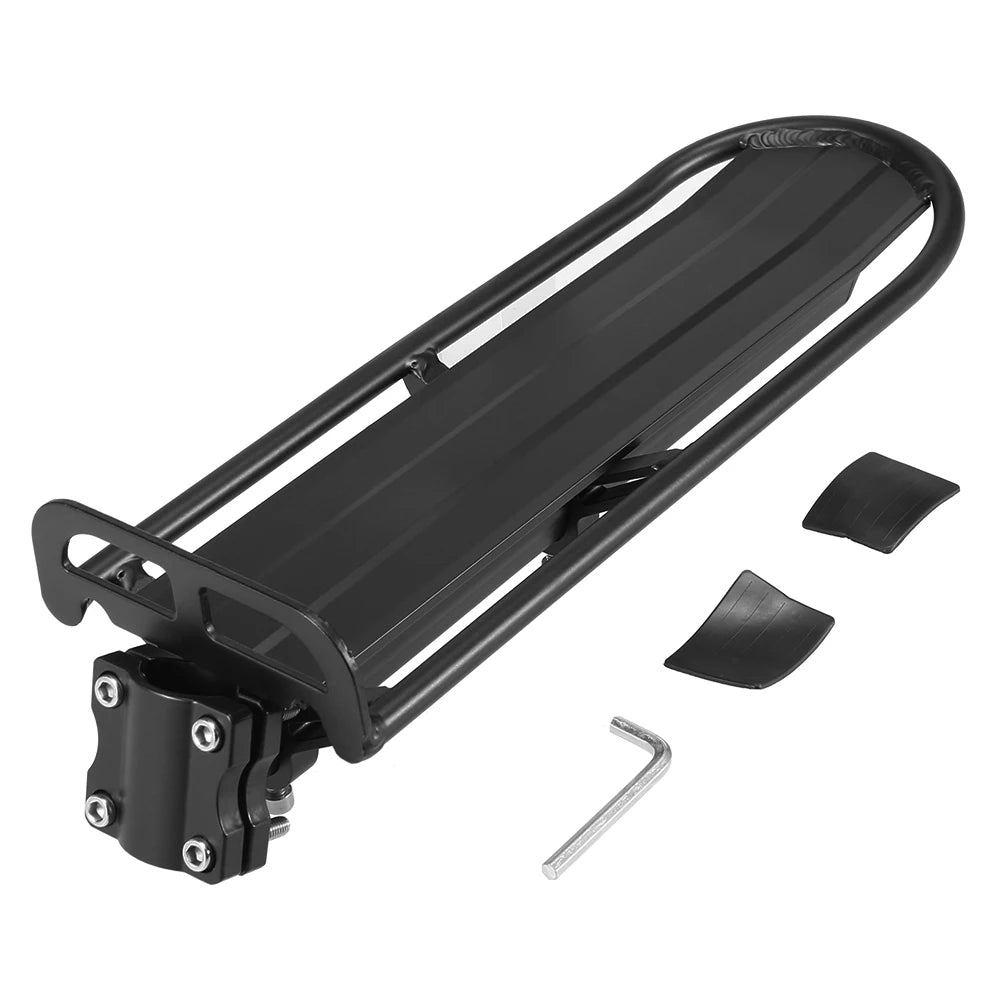 10KG Bicycle Luggage Carrier Bike Rack Aluminum Alloy Cargo Rear Rack Shelf Cycling Seatpost Bag Holder Stand MTB Install Tools Qme