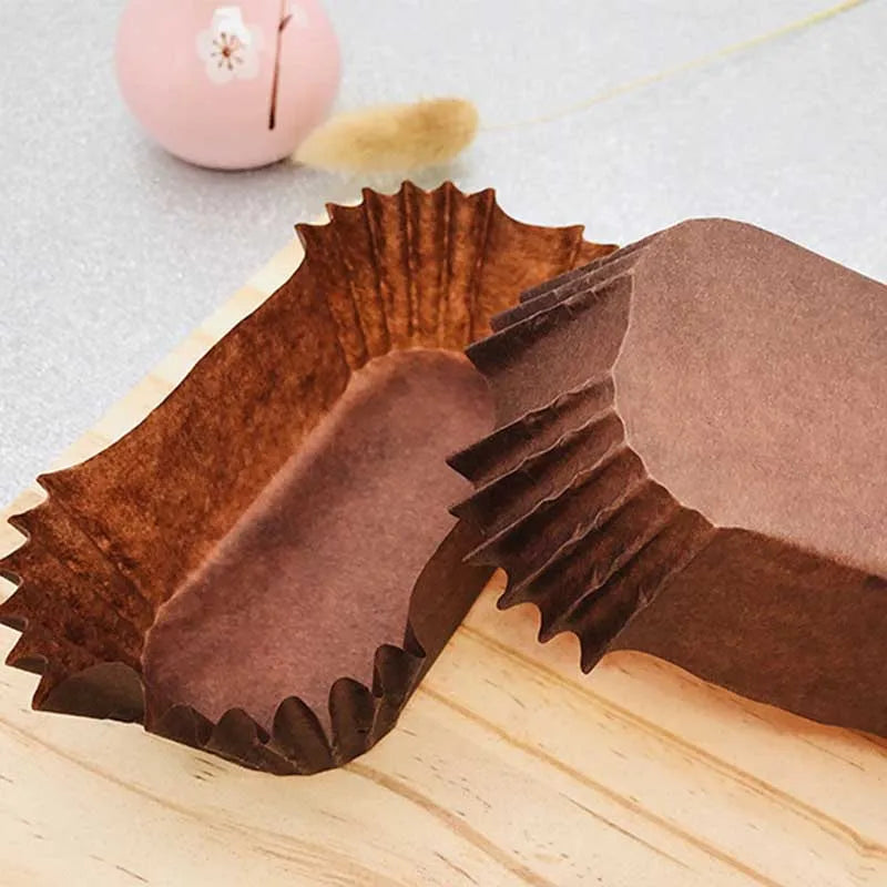 50Pcs Kitchen Cake Mold Bake Oil-proof Paper Muffin Paper Cups Cake Tray Party Baking Decoration Tools Cupcake Wrapper c2665 Qme