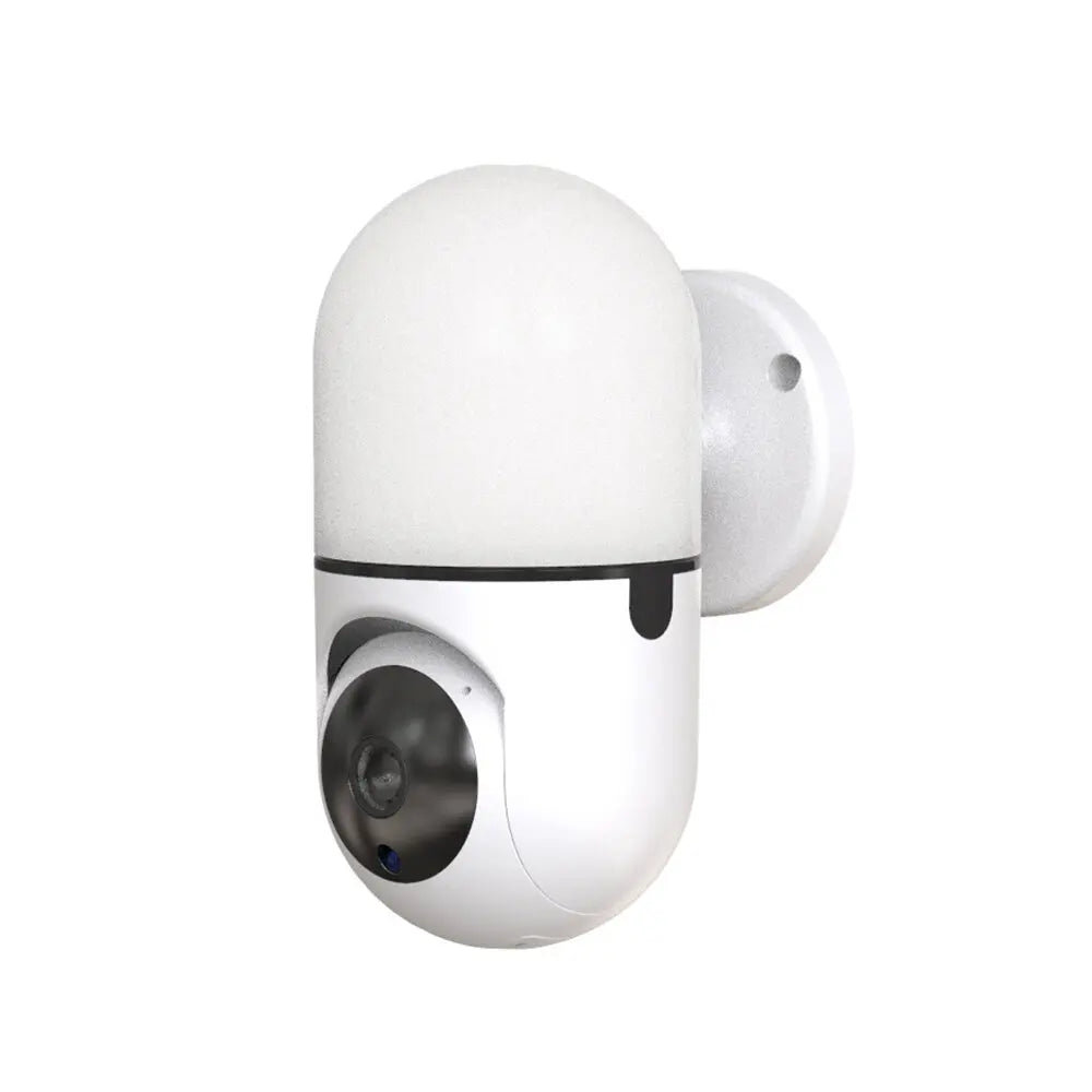ESCAM 2MP 1080P HD Smart WIFI IP Camera with Wall Lamp PTZ Night Vision Voice Intercom Yoosee APP Remote Security Monitor Qme