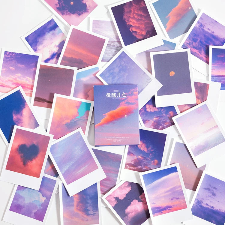 30pcs/box cute book flower stationery sticker landscape travel sticker DIY decorative glue sticker diary school supplies lomo Qme 5