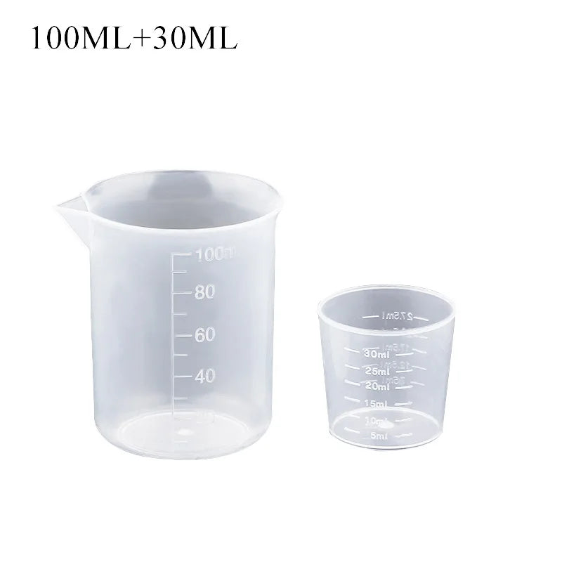 Epoxy Resin Tools Easy Jewelry Making Tools Silicone Workbenches Plastic Beaker Drilling Bits Sticks Disposable Cup Dispenser Qme Plastic Beaker