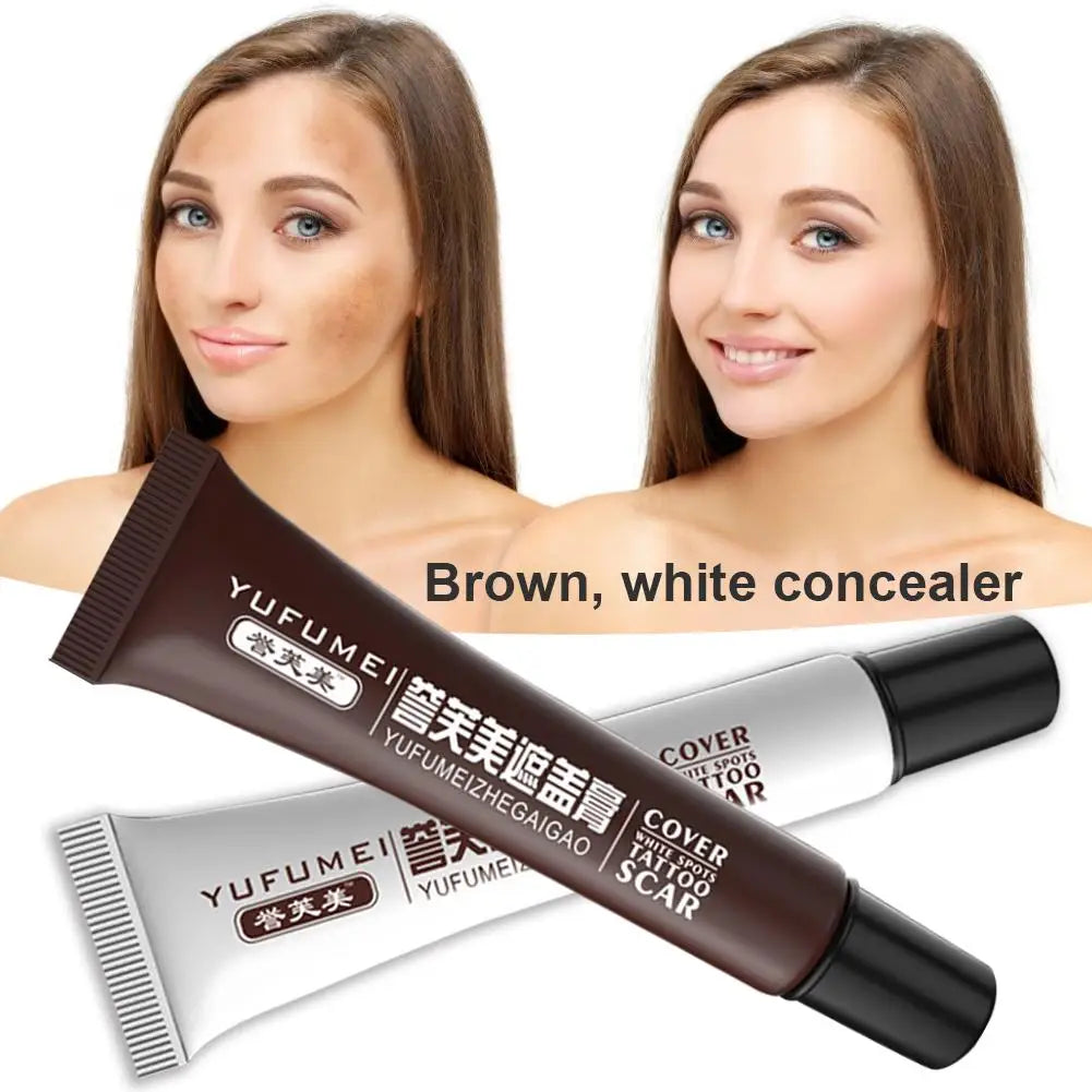 2pcs/Set Skin Concealar Stick Camouflage Make-Up Concealer For Tattoo, Scar And Birthmark Cover Up Tattoo Concealer Cream Qme
