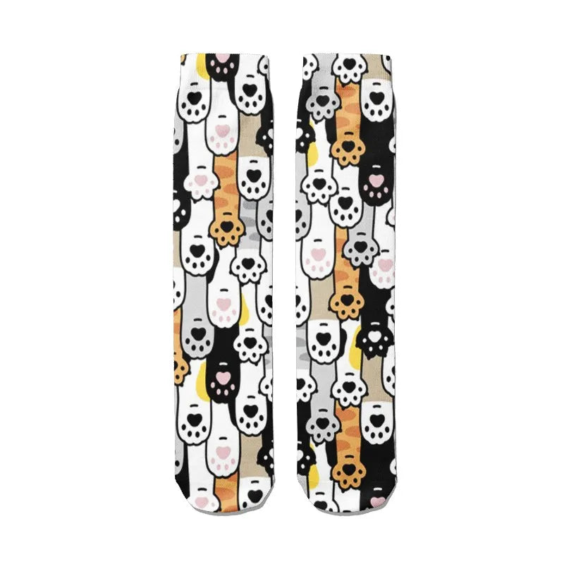 Mens Sock Fashion Man Colorful Personality Anime Socks Men Casual Qme style1 One Size