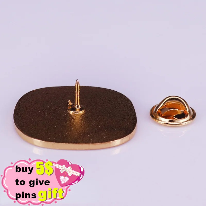 Feminist Enamel Pin Brooches Feminist Motivational Metal Brooch Pins Denim Hat Badge Collar Jewelry Gift for Women Wholesale Qme