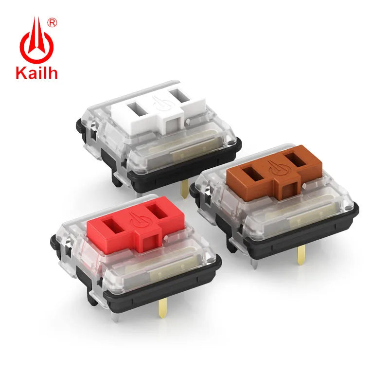 Kailh low profile Switch 1350 Chocolate Keyboard Switch RGB SMD kailh Mechanical Keyboard white stem clicky hand feeling Qme white switch