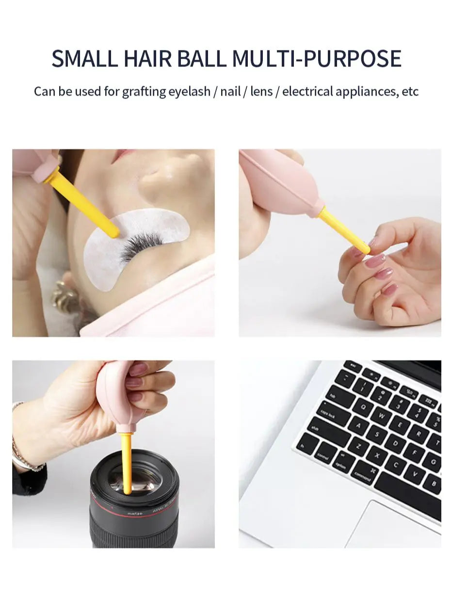 NATUHANA Professional Eyelash Extension Air Blower False Eye Lashes Qme