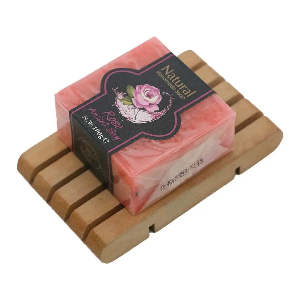 Natural Plant Extract Handmade Soap Bamboo Charcoal Oil Control Qme