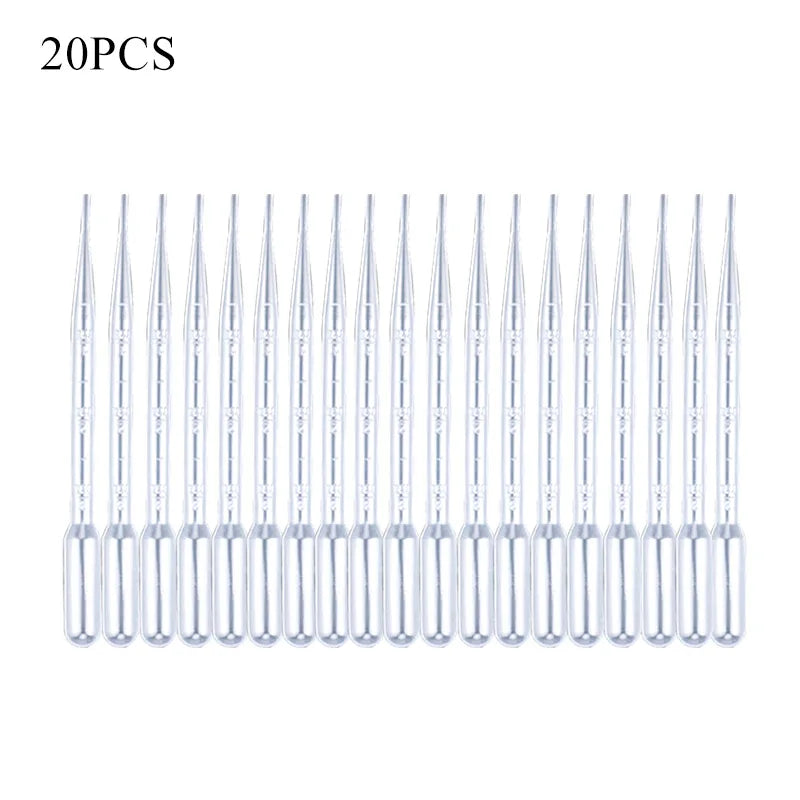 Epoxy Resin Tools Easy Jewelry Making Tools Silicone Workbenches Plastic Beaker Drilling Bits Sticks Disposable Cup Dispenser Qme dropper-20pcs