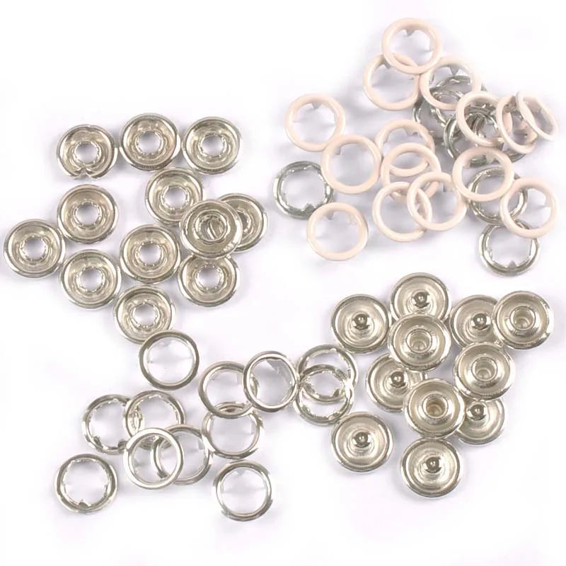 9.5mm 18color Metal Prong Snap Buttons For Clothes Baby Romper Buckle Snap Fasteners Press Studs Poppers 20sets(4pcs 1set) c2230 Qme 16