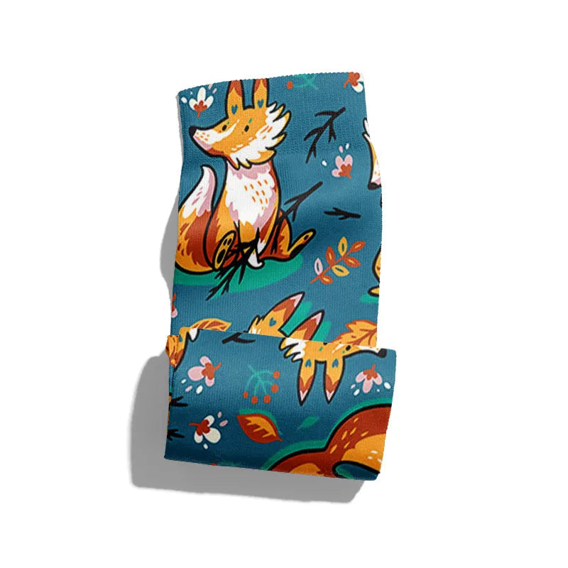 Novelty Funny Peacock Graphic Socks Women Straight Sock Unisex Qme