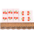 50Pcs Fruits Embroidery Cherry/Avocado Labels For Sewing Accessories Washable Care Bags Clothes Handmade Crafts Garment Tags Qme 1