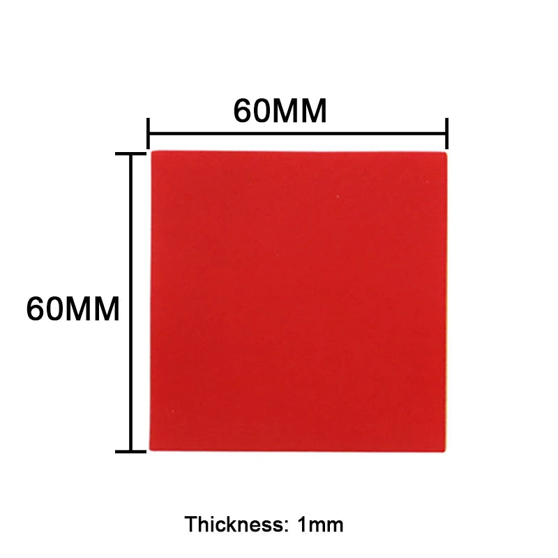 10-100pcs Double Sided Self Adhesive Tape Transparent Acrylic Square Round Strong Pad Heavy Duty Mounting Tape Multiple Size Qme Square 60mm 100pcs