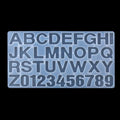 Alphabet Resin Molds Kit Backward Letter Number Silicone Casting Molds Resin Epoxy Molds For Keychain Making Pendant Jewelry DIY Qme 4